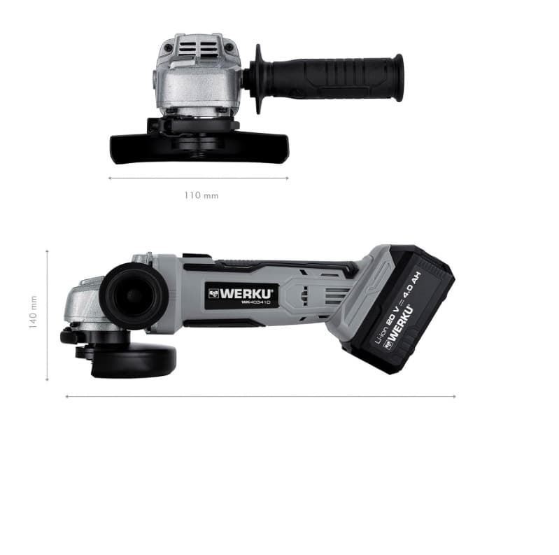 AMOLADORA INALAMBRICA 115/125/20V WK403410 - Imagen 2