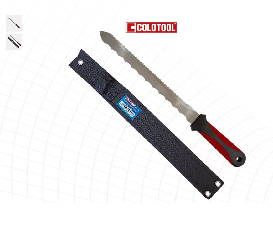 CUCHILLO AISLAMIENTO 280MM C/FUNDA COLOTOOL - Imagen 2