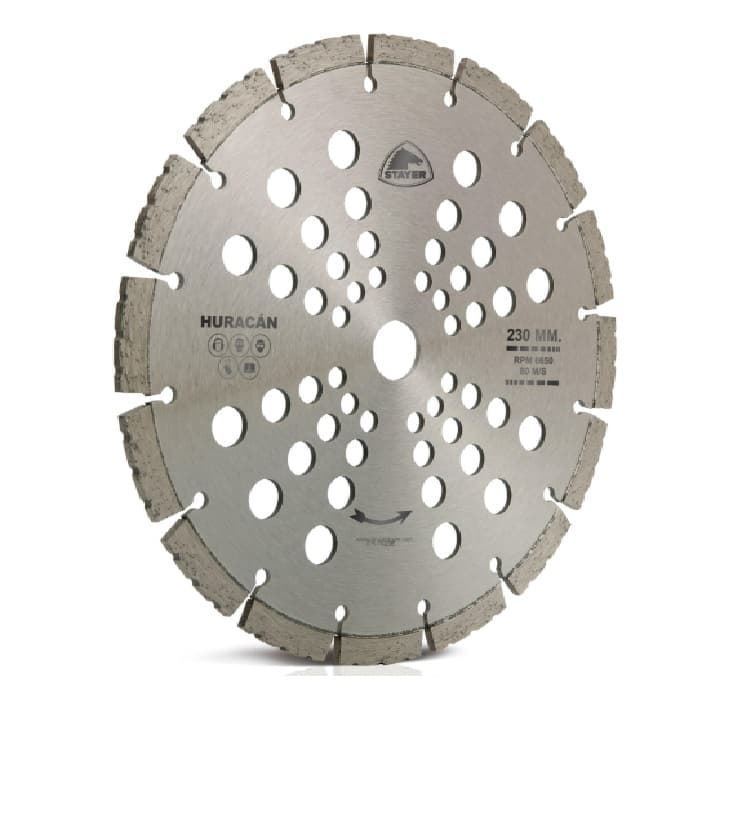 Disco Diamante 230Ø H10 Laser Huracán STAYER - Imagen 1