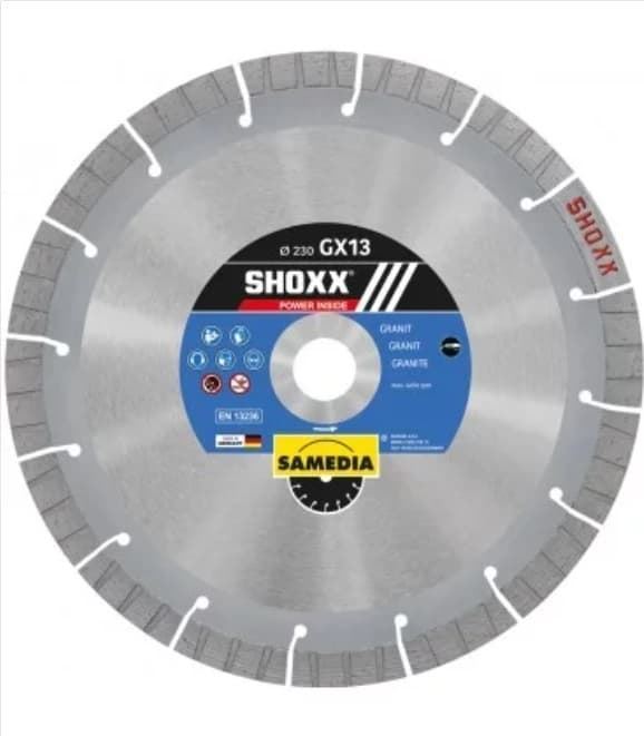 Disco Diamante SHOXX GX13 230mm especial granito - Imagen 1
