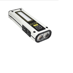 Linterna LED cob recargable 3W + LED multicolor - Imagen 1