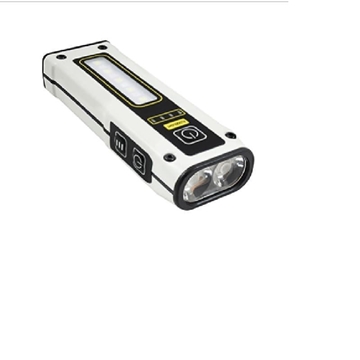 Linterna LED cob recargable 3W + LED multicolor - Imagen 1