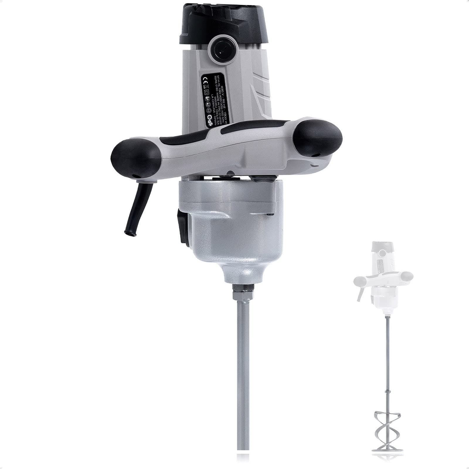 MEZCLADOR MORTEROS 1800W WERKU WK401710 - Imagen 7
