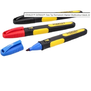 STANLEY MARCADOR Fatmax Punta fina 0-47-322 BL 3 UD. - Imagen 2