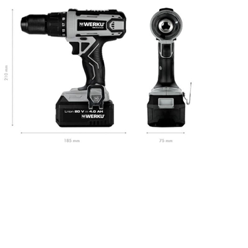 TALADRO Atornillador-Percutor Bateria WK403400 - Imagen 2