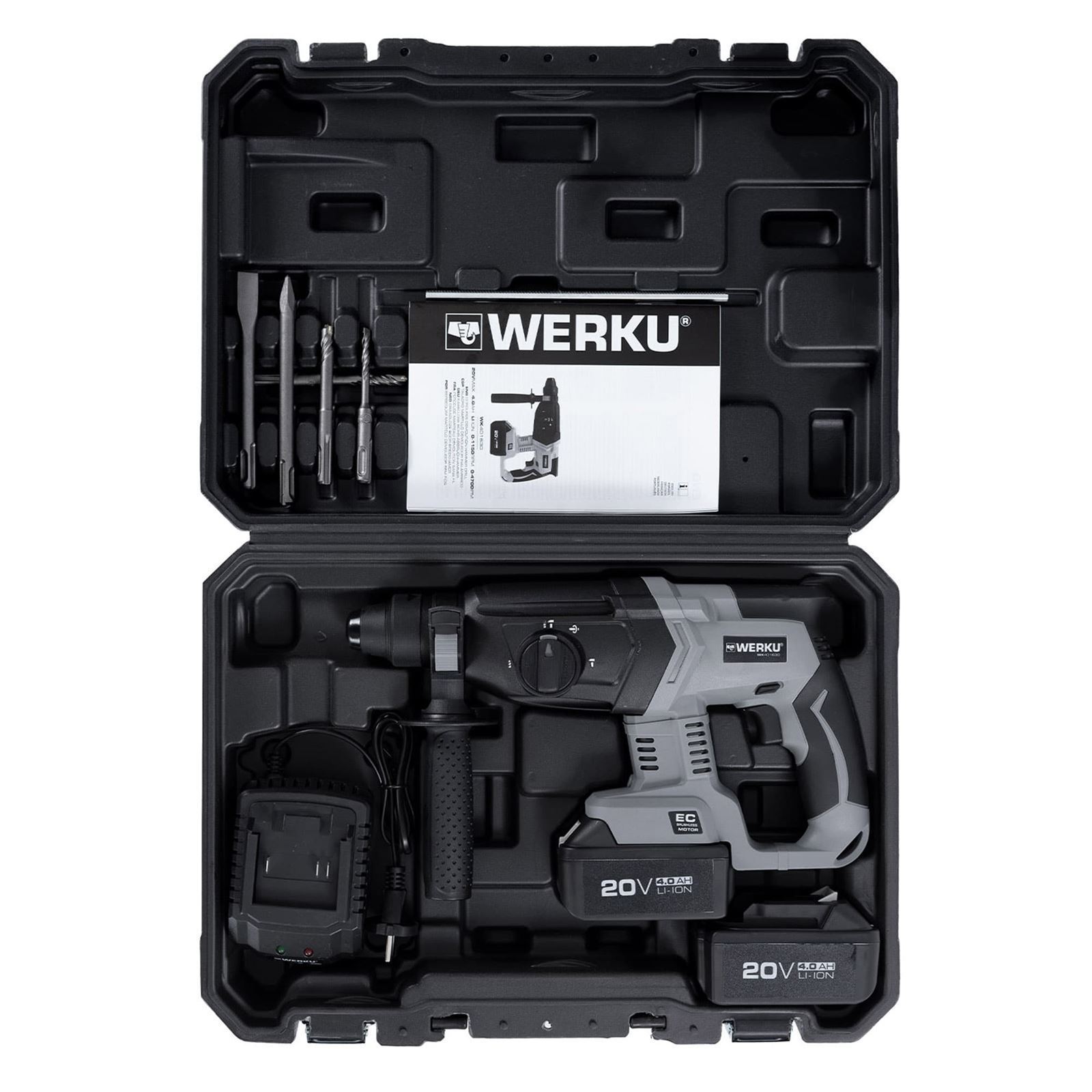 Taladro Martillo Demoledor Inalámbrico 20 V WK401630 - Imagen 5