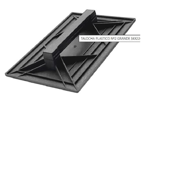 Talocha Plástico Negro Nº2 34x22 - Imagen 1