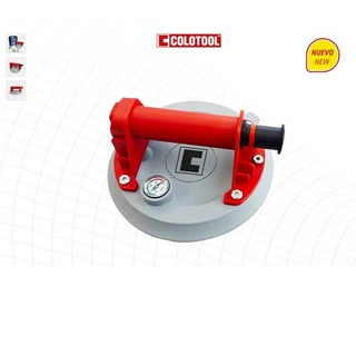 Ventosa Bomba Vacio gris C/manómetro Ø200MM COLOTOOL - Imagen 2